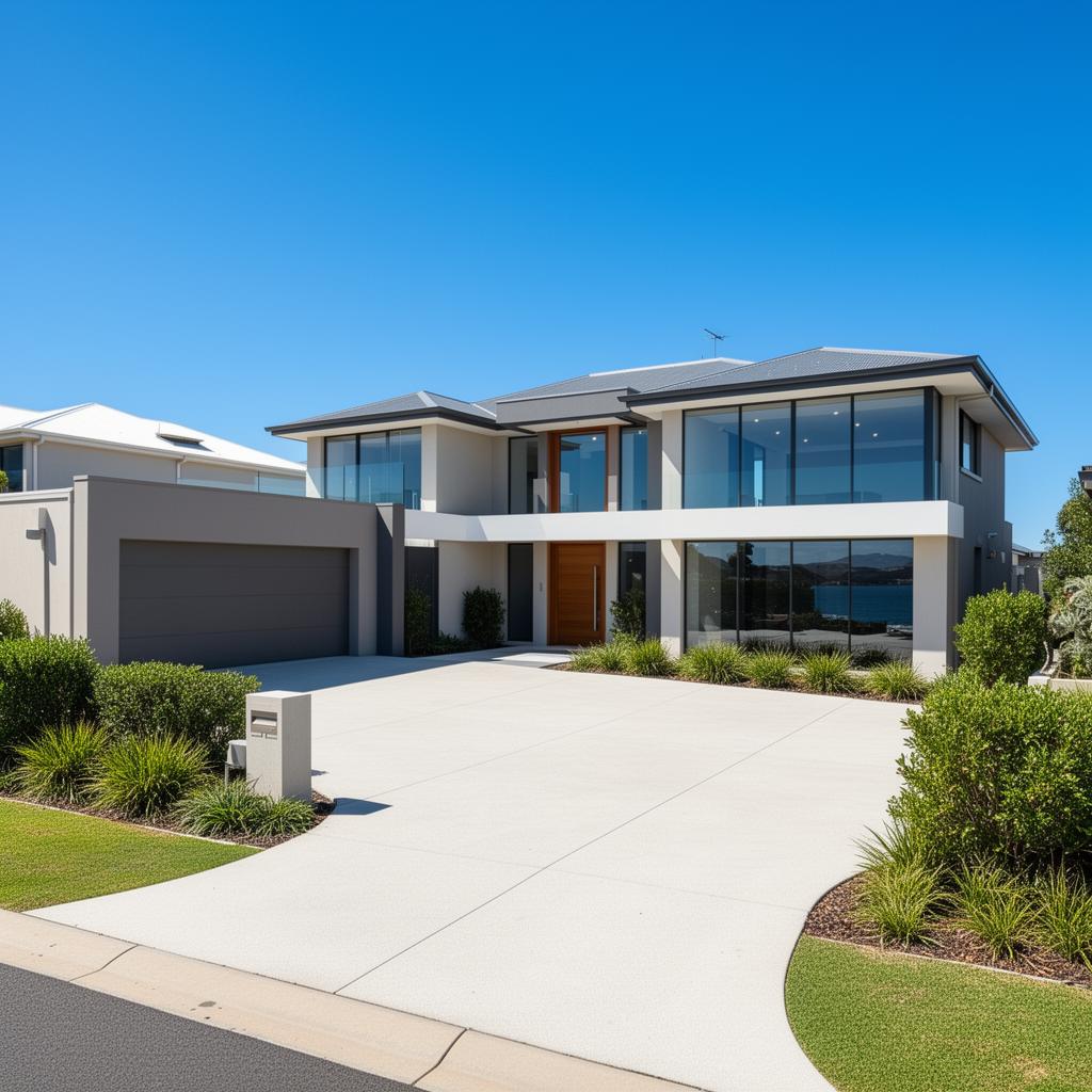 Pristine Perth home with clean windows and driveway